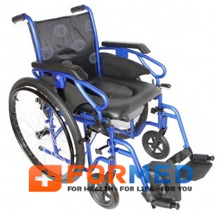 Инвалидная коляска OSD Millenium III с санитарным оснащением (Италия) + насос в комплекте!