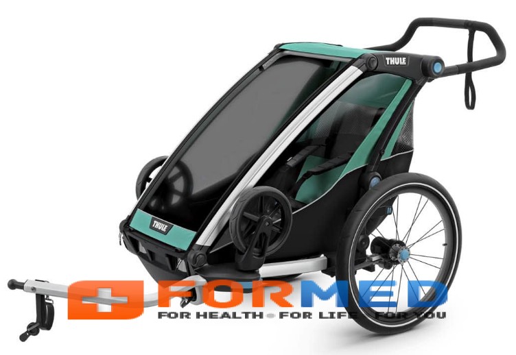 Детская коляска Thule Chariot Lite 1 (Blue Grass-Black)