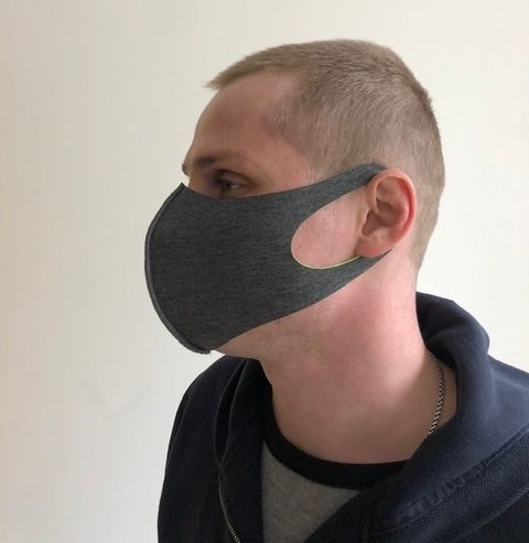 Многоразовая защитная маска (авторская разработка А. Гарасима)