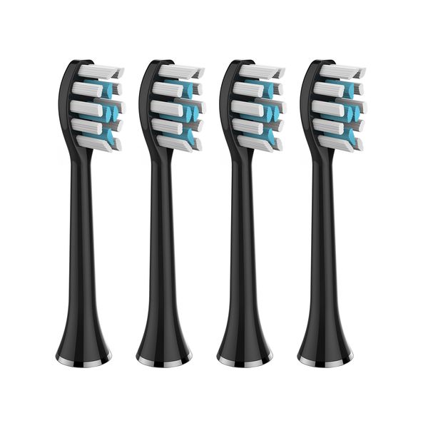 Насадки для электрической зубной щетки PROBRUSH 9.0 (ULTASONIC) BLACK (4 штуки)