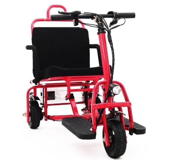 Складной электрический скутер MIRID S36300 (для пожилых людей и инвалидов)