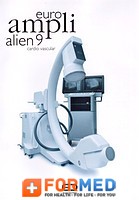 Рентгеновская хирургическая установка типа С-дуга для Коронарографии + Рентгенопрозрачный Стол 