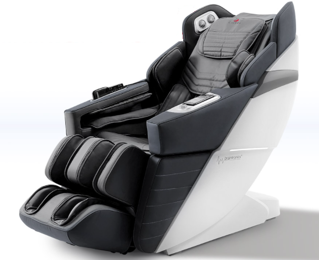 Масажне крісло AlphaSonic III White Black