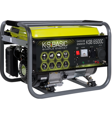 Бензиновый генератор K&S BASIC KSB 6500C