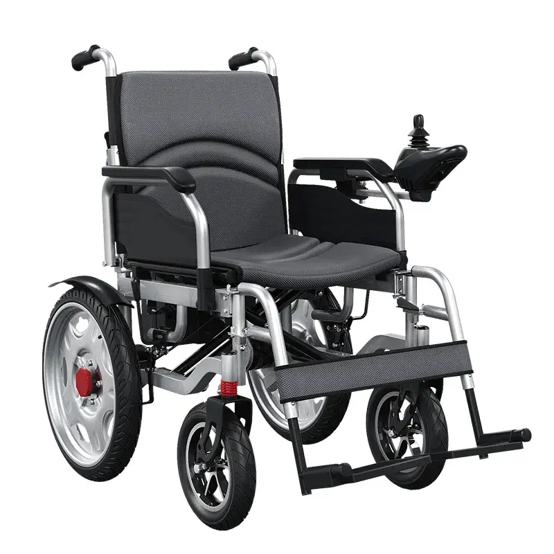 Складная внедорожная электрическая инвалидная коляска с повышенной грузоподъемностью MIRID D-810