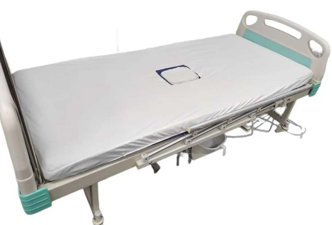Медичне непромокальне простирадло МП-1 для функціональних ліжок з туалетом MIRID