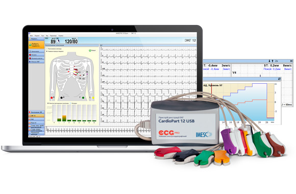 ������� ��������� ��� ECGpro CardioPart 12 - ϳ�������� �� ��������� ����� ����������� ��������� USB